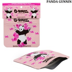 G-ROLLZ | Banksy's 70x60mm Smell proof Bags - 25 Bags/10pcs in Display - [BG4010]